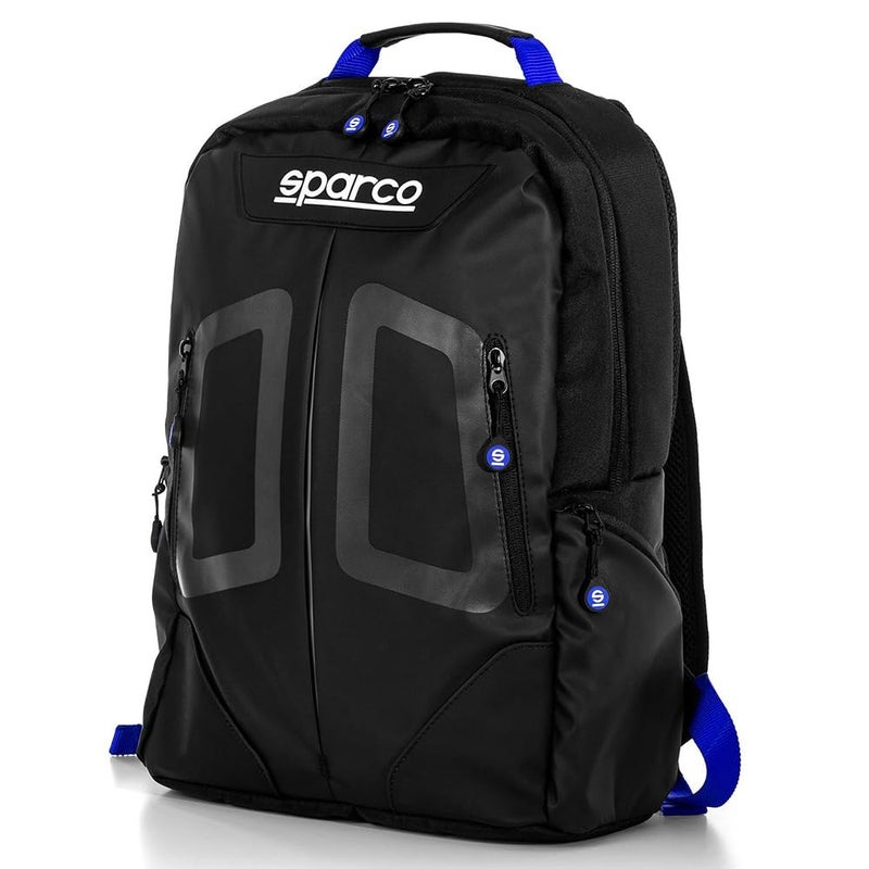 Sparco حقيبة ظهر مرحلة سوداء/زرقاء - Image 1